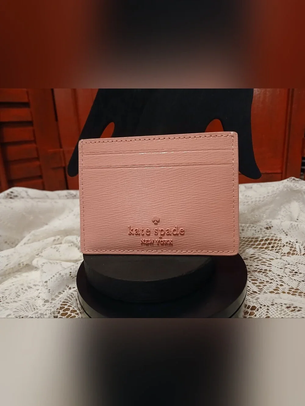 Kate Spade NWT Pink Embossed Floral Women’s Wallet